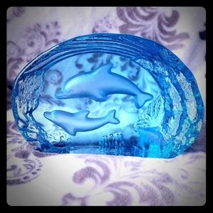 🌺 Glass Dolphin Decoration 🌺